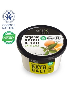 Sól do kąpieli - Organic neroli & salt, 250 ml - Organic Shop
